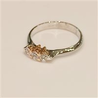 Anello Vidali Gioielli Donna in Oro bianco Zircone ANOR-23-34 - ANOR-23-34